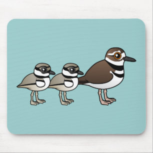 Mousepad Killdeer & dois pintinhos