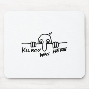 Mousepad Kilroy Estava Aqui - Segunda Guerra Mundial, Ww2,