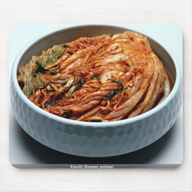Mousepad Kimchi (salmouras coreanas) (Frente)