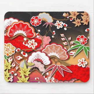 Mousepad Kimono de outono japonês elegante