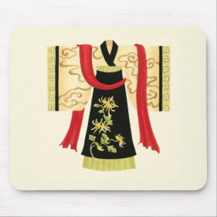 Mousepad Kimono tradicional japonês com Impressão floral