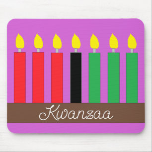 Mousepad Kinara para Kwanzaa: Lavanda