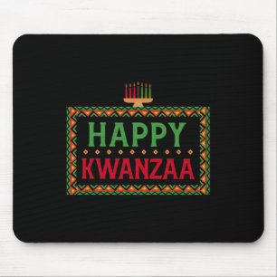 Mousepad Kinara Sete Velas Princípios De Kwanzaa Happy K