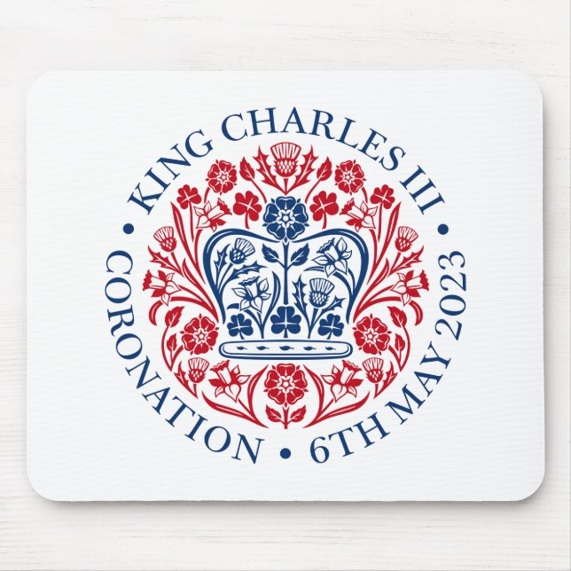Mousepad King Charles III Coronation (Frente)