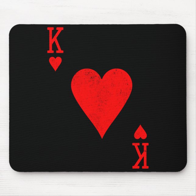 Mousepad King Of Hearts Matching Couple Saint Valentine's D (Frente)