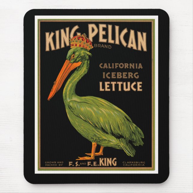 Mousepad King Pelican Marca Lettuce (Frente)