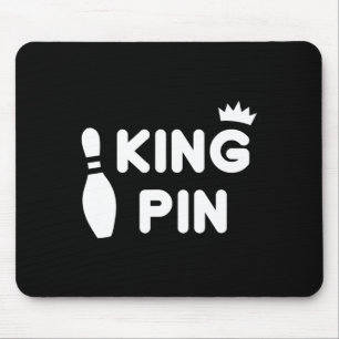 Mousepad King Pin Boliche Engraçado Casais Cuecas Liga de B
