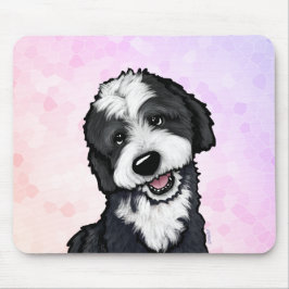 Mousepad KiniArt Bernadoodle Mouse 