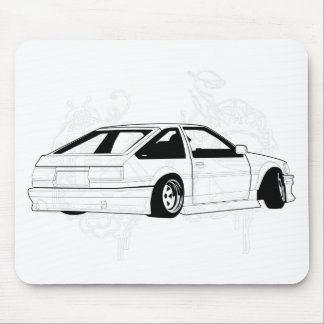 Mousepad KIS branco Levin AE86