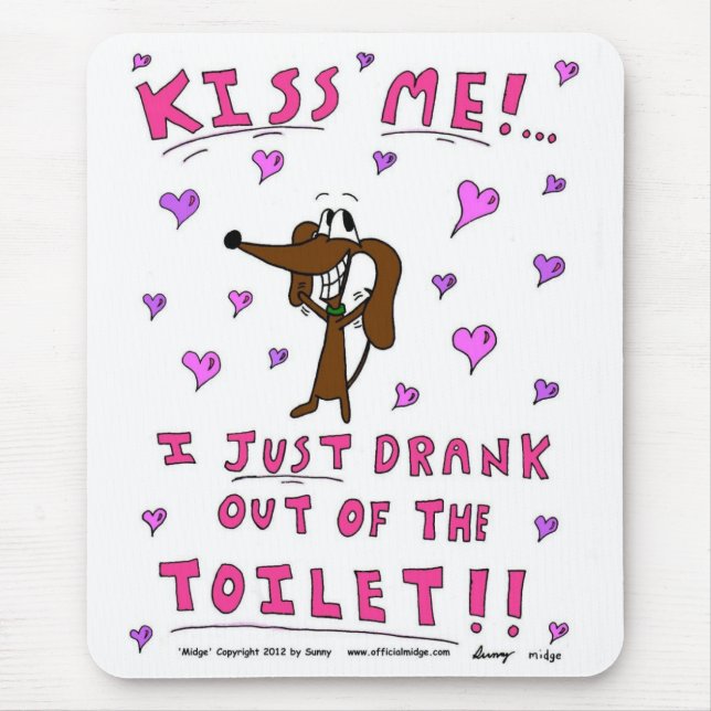 Mousepad "KISS ME" (Frente)