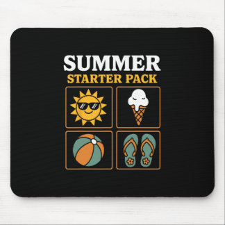 Mousepad Kit de Início de Verão Chinelos Sun Flip Flops Ll 