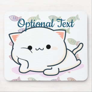 Mousepad Kitten Cheeky Estilo Kawaii