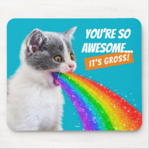 Mousepad Kitten Cria Arco-Íris