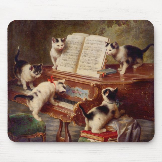 Mousepad Kittens e Piano (Frente)