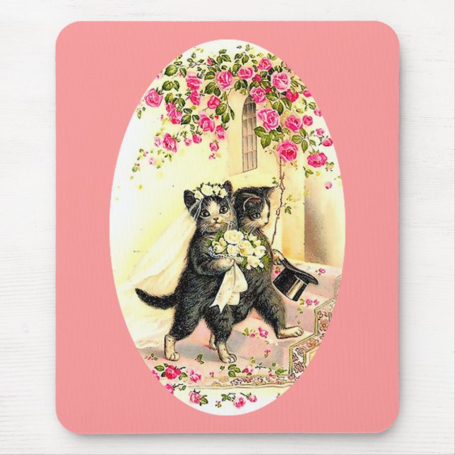 Mousepad Kitty Cat Wedding (Frente)