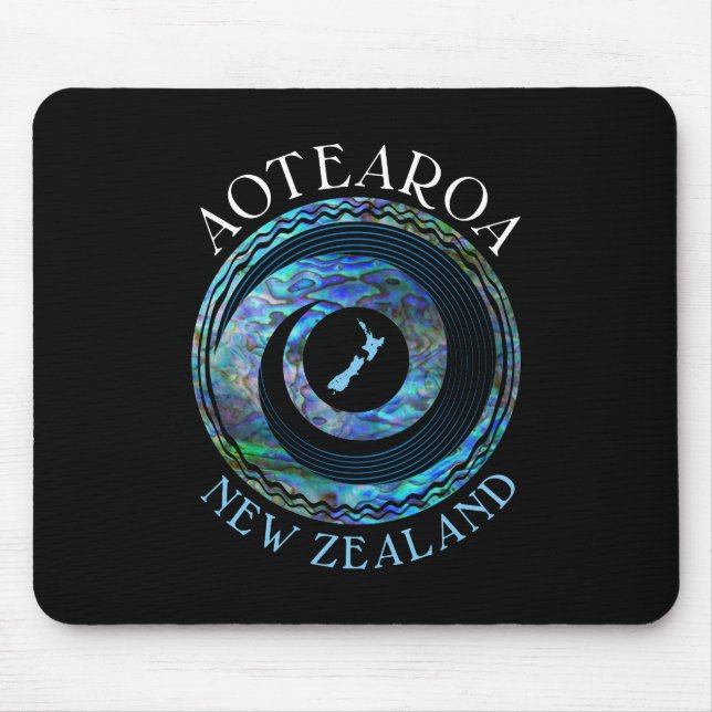 MOUSEPAD KIWI NOVA ZELÂNDIA KORU PAUA (Frente)