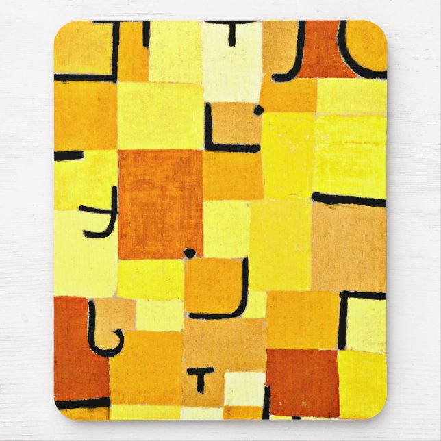 Mousepad Klee - Caracteres em amarelo (Frente)