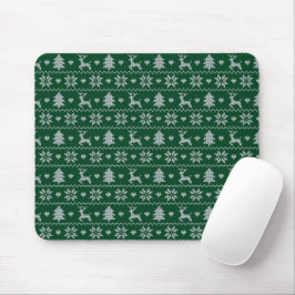 Mousepad Knitted seamless Christmas pattern