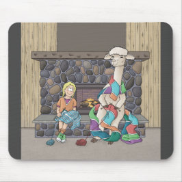Mousepad Knitting Alpaca