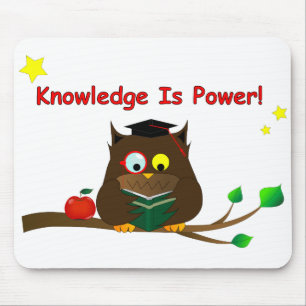 Mousepad Knowledge Is Power!