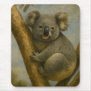 Mousepad Koala em Luz Silenciosa