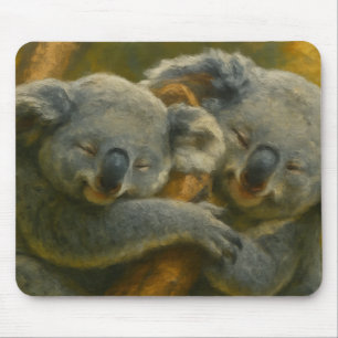 Mousepad Koala Embrace - Tender Wildlife Momento
