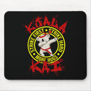 Mousepad Koala Kai Divertido Karate Ninja Dojo Koala Abraço