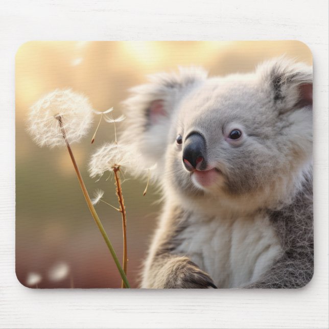Mousepad Koala Wild Animal Tranquil Pacífico (Frente)
