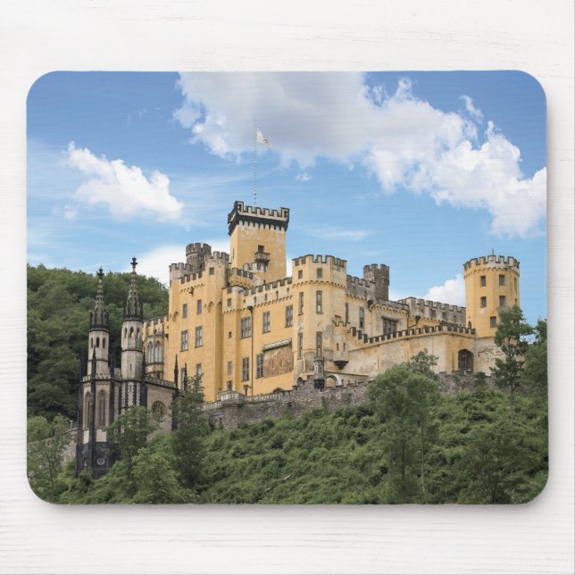 Mousepad Koblenz, Alemanha, Castelo Stolzenfels, Palácio (Frente)
