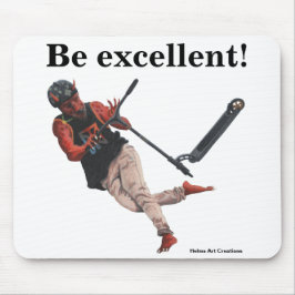 Mousepad Kobold Kick Patinete Truques Fantasia Art Mouse Pa