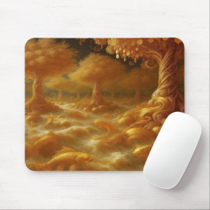 Mousepad Koi Dourado
