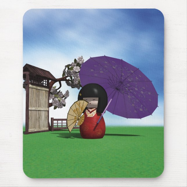Mousepad Kokeshi Doll (Frente)