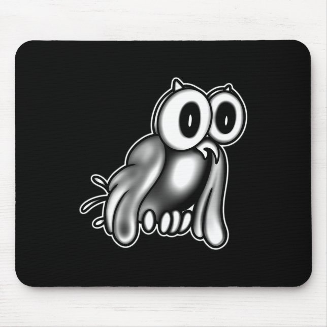 Mousepad Koko Cartoon X Owl Ghost X Vintage (Frente)