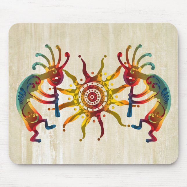 Mousepad KOKOPELLI DUO SUN + suas ideias (Frente)