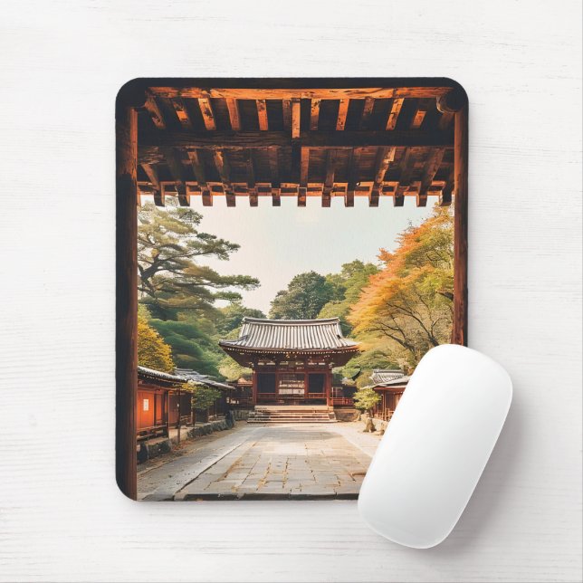 Mousepad Komorebi - The Sun-Drenched Temple (Com mouse)