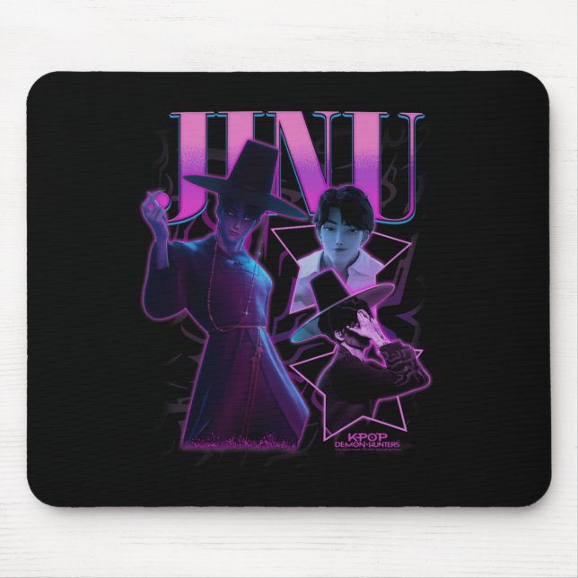 Mousepad Kp Demon Hunters Halloween Jinu Showcase Y2k Style (Frente)