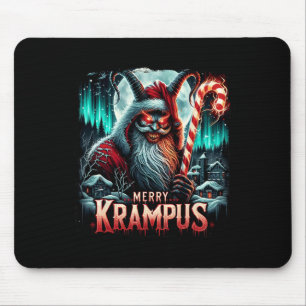 Mousepad Krampus Feliz Escura Krampus Natal Mítico Natal Xm