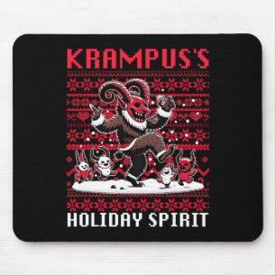 Mousepad Krampus Holiday Spirit Design de Natal