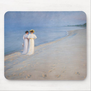 Mousepad Kroyer - Noite de Verão em Skagen Beach