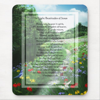 Mousepad KRW os oito Beatitudes do tapete do rato de Jesus