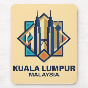 Mousepad Kuala Lumpur Malásia Sudeste Asiático