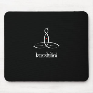 Mousepad Kundalini - estilo sânscrito branco