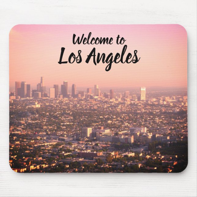 Mousepad L.A. no Sunset: Bem-vindo a Los Angeles (Frente)
