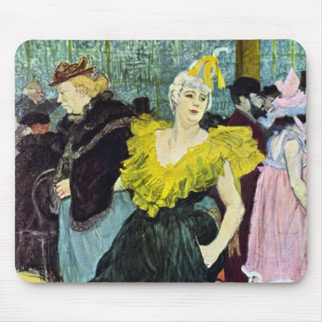 Mousepad La Clownesse (Palhaço) Cha-U-Kao por Toulouse Laut (Frente)