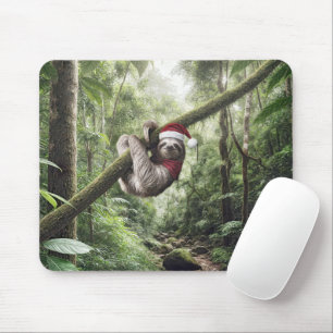 Mousepad Lã De Natal Na Floresta Tropical