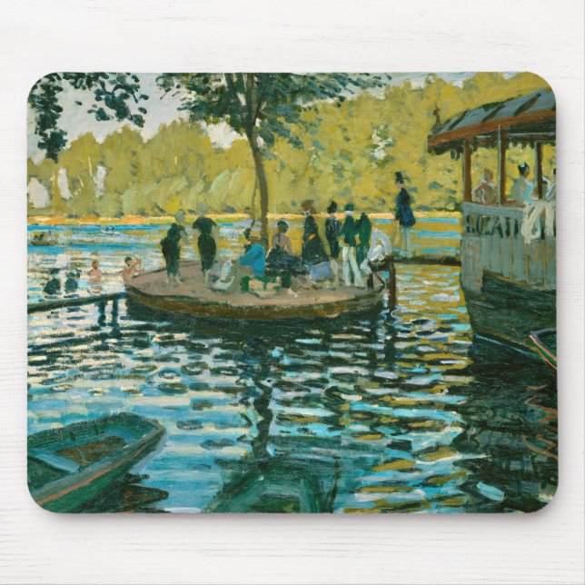 Mousepad La Grenouillere - Claude Monet - 1869 (Frente)