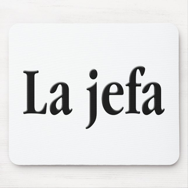 Mousepad La jefa (Frente)