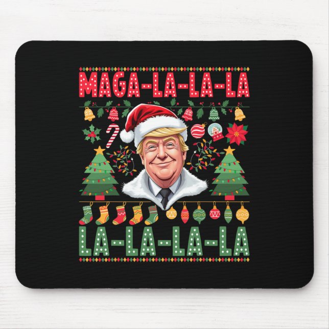 Mousepad La La Donald Trump Potus 47 Natal Feio 1 (Frente)