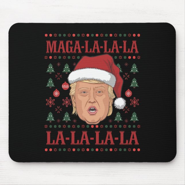 Mousepad La La Donald Trump Potus 47 Natal Feio 2 (Frente)