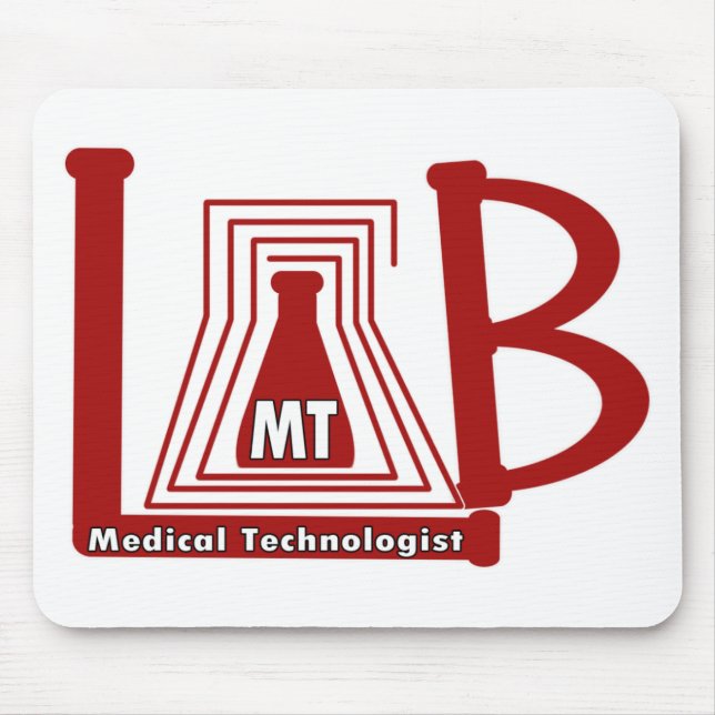 MOUSEPAD LAB FLASK LOGO MT - TECNOLOGISTA MÉDICA (Frente)